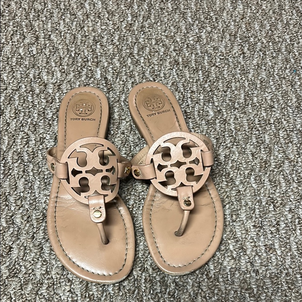 Tory Burch Beige Miller Sandals